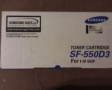 Samsung Brand SF-550D3 Laser Printer Toner Cartridge. Cartridge Still Sealed. picture