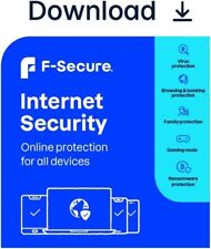 F-Secure Safe Internet Security for 5 Devices 1 Year 2024 PC/Mac/Mobile By Email picture