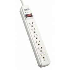 Tripp Lite Tlp606 Surge Protector Strip,6 Outlet,Gray picture