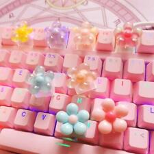 1pcs Transparent Flower Keycap Mechanical Keyboard Decoration Cute Flower Model picture