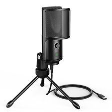 FIFINE USB Condenser Podcast Microphone for Studio Recording Streaming Gaming picture