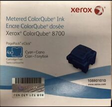 NEW Genuine Xerox 4x ColorQube 8700 Cyan Solid Ink 108R00990 picture