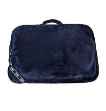 Ugg Coco Bamboo Lap Desk w/ Navy Blue Velvet Pillow, Portable Missing Top picture