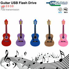 5 Pack USB 2.0 Flash Drive Cartoon Guitar USB Stick 64GB 32GB 16GB 8GB Pen Drive picture