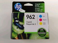 HP 962 3-Pack Ink Cartidge Exp 12/21 New Sealed In Package  picture