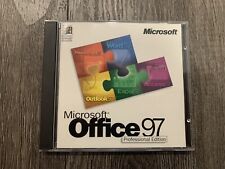 Microsoft Office 1997 Professional Edition CD Word Excel PowerPoint w/ Key picture
