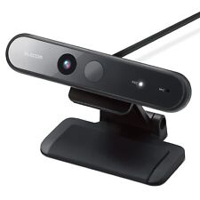 ELECOM Facial Recognition Webcam, Windows Hello Full HD 1080P 30FPS, Streaming picture