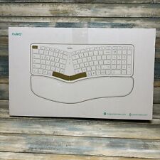 Nulea RT05 Wireless Ergonomic Keyboard, Split Keyboard with Wrist Rest, White picture