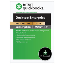 2 User QuickBooks Enterprise Gold 2024 + Payroll - 20% OFF Every Month picture
