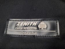 RARE Vintage Zenith Data Systems Laptop BAG Case RARE GROUPE BULL LOGO No Strap picture