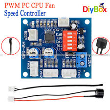 12V PWM PC CPU Fan Temperature Control Speed Controller Module High-Temp Alarm picture