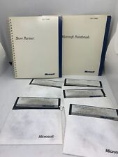 1986 Microsoft Show Partner & Paintbrush User Guide For IBM Personal Computer picture