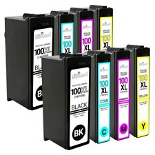 8PK For Lexmark 100XL 105 108 BCMY Ink Cartridges For Lexmark Pro S Series picture