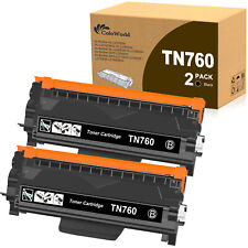 2 Pack High Yield TN760 Toner Cartridge For Brother MFC-L2710DW HL-L2395DW TN730 picture