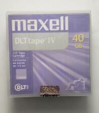 MAXELL DLT Tape IV 40GB 1/2inch Tape Cartridge NEW Factory Sealed picture