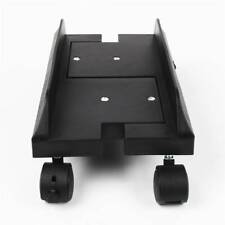 Mobile CPU Stand, Adjustable Computer Tower Desktop Holder with 4 Caster Wheels picture