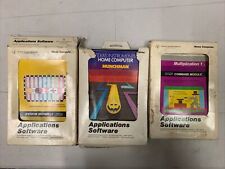 LOT OF 3 Texas Instruments Home Computer Applications Software picture