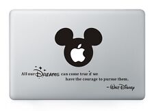 Disney Dreams Mickey Mouse Sticker Viny Decal Macbook Air/Pro/Retina 13