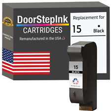 DoorStepInk Remanufactured in the USA Ink Cartridge for HP 15 Black C6615DN picture