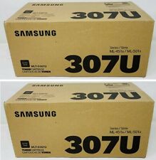 2 Genuine Samsung MLTD307U MLT-D307U Toner Cartridges 4512DN 5010ND 5012ND 307U picture