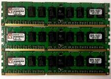 KINGSTON PC3-8500R (DDR3-1066) ECC REG Memory 6GB Kit (3*2GB) (KVR1066D3D8R7SK3) picture