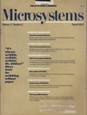 vtg MICROSYSTEMS magazine - March 1983 - i3 - vol.4 #3 - CP/M word processing picture