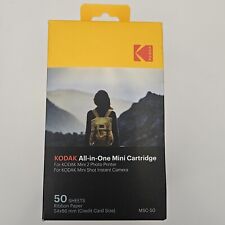 Kodak All-In-One Mini Cartridge 50 Sheets Ribbon Paper 54x86 Credit Card Size picture