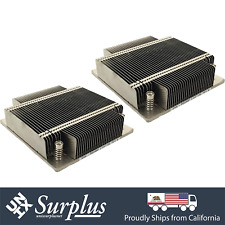 2x Supermicro SNK-P0046P X9 X10 1U Passive CPU Heat Sink Socket LGA1150/1155 picture