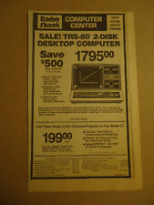 Radio Shack Computer Center TRS-80  1983 ad #3 picture
