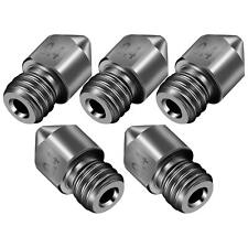 5PCS 3D Printer MK8 Hardened Steel Nozzles 0.4mm 1.75mm Creality Ender Extruder picture