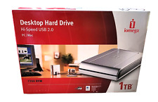 iOmega HDDE Desktop Classic 1TB Hard Drive USB 2.0 7200 RPM PC XP/Vista MAC picture
