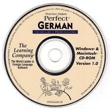 Practice Makes Perfect GERMAN (CD, 1996) for Win/Mac - NEW CD in SLEEVE picture