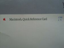 Macintosh Quick Reference Card for Vintage Apple Macintosh Portable m5120 m5126 picture