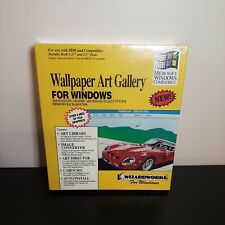 New Wallpaper Art Gallery Microsoft Windows 3.0 Vintage Box PC Wizardworks disks picture