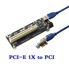 PCI-E Express X1 to PCI Riser Extend Adapter Card With USB 3.0 Cable new picture