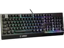 MSI Vigor GK30 USB Wired Gaming Keyboard with RGB Backlight and Water Repellent, picture