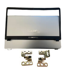 New Silver Lid Back Cover Bezel Hinges For Acer Aspire 5 A515-52 A515-43 R19L US picture