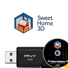 Sweet Home 3D Interior Design Draw House Plans & Arrange Furniture on CD/USB picture
