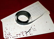 SET of Soviet Punch Cards (IBM 80-column) + Magnetic Tape (IBM 9 track format) picture