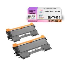 2Pk TRS TN450 Black Compatible for Brother HL2130, MFC7460 Toner Cartridge picture