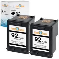 2PK for HP 92 Ink Cartridges for Photosmart C3150 C3140 3125 3175 3173 picture