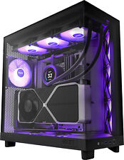 NZXT - H6 Flow RGB ATX Mid-Tower Case with Dual Chamber - Black picture