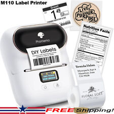 Phomemo M110 Label Makers - Portable Bluetooth Thermal Label Maker Machine USA picture