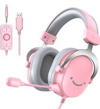 FIFINE USB Gaming Headset, PC Over-Ear Wired Streaming Headset w/ 3.5mm Jack 190 picture