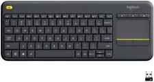 Logitech K400 Plus Wireless Keyboard w/ Multi-Touchpad / Receiver - Black picture