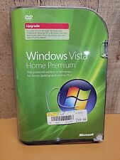 Microsoft WINDOWS VISTA HOME PREMIUM Upgrade 32 Bit DVD Software w/ Key picture