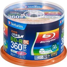 Verbatim Blank Blu-ray BD-R DL 50GB 1-6x 50 discs VBR260RP50SV1 Inkjet Printable picture