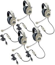 Califone 3066-USB Deluxe Multimedia Stereo Headset with USB Plug (Pack of 5) picture