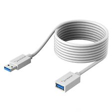 Sabrent 22AWG USB 3.0 Extension Cable - A-Male to A-Female [White] 10 Feet picture