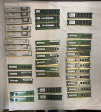 Lot of 37 Assorted Samsung 256mb,  512mb, 1gb, 2gb RAM Memory, See Description picture